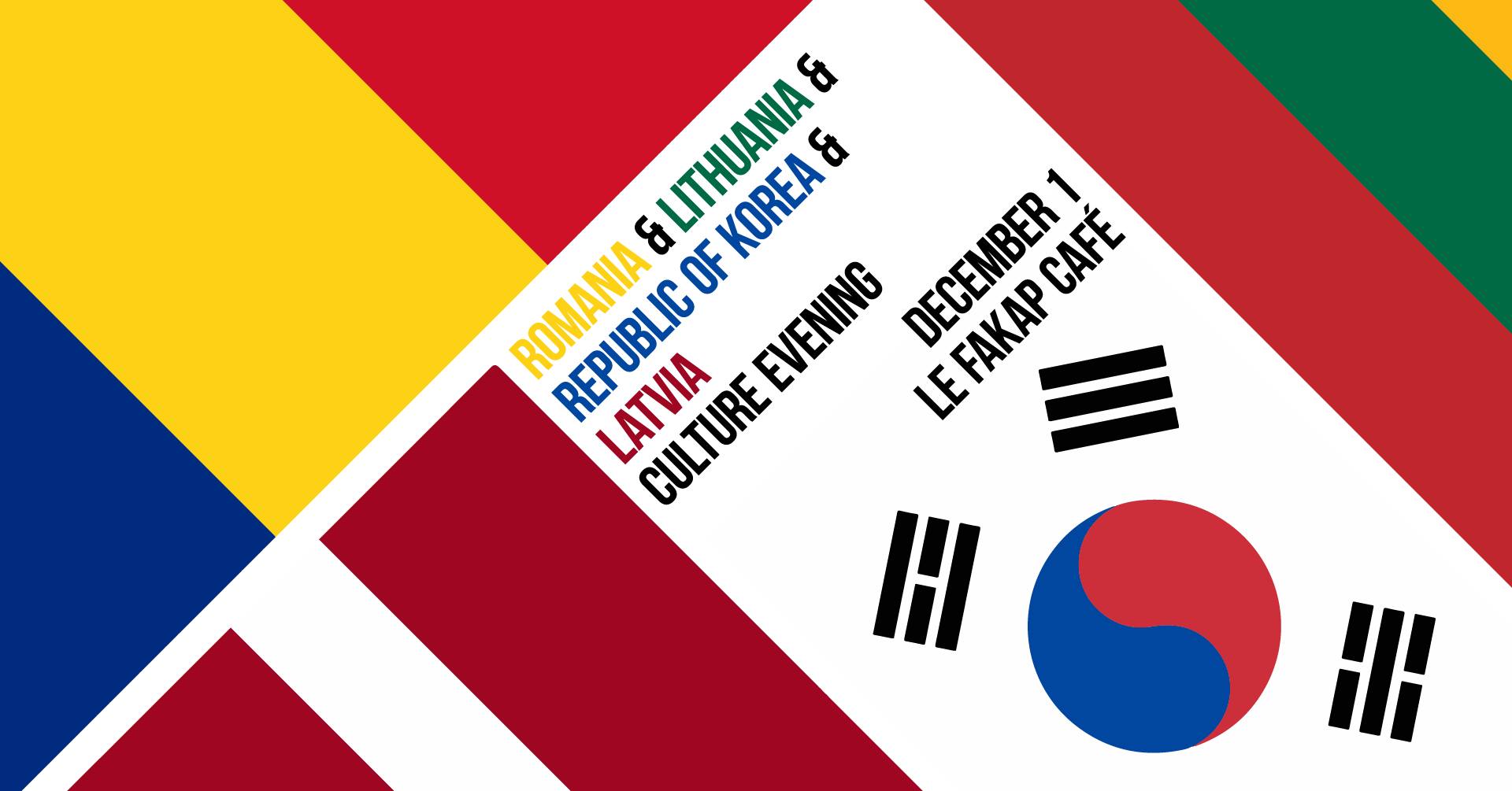 ISC Romania, Republic of Korea and Latvia culture evening